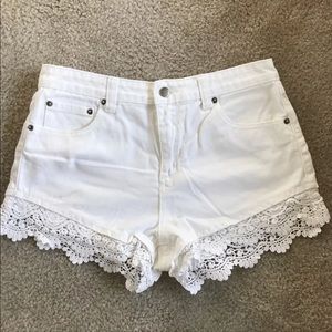 High waisted shorts